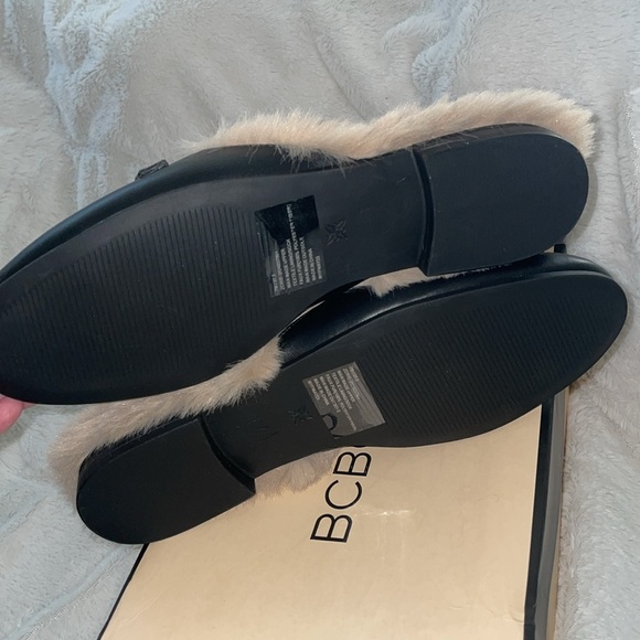 NWT BCBGeneration Zorie-2 Faux Fur Lined Mule Loafer - Picture 11 of 13